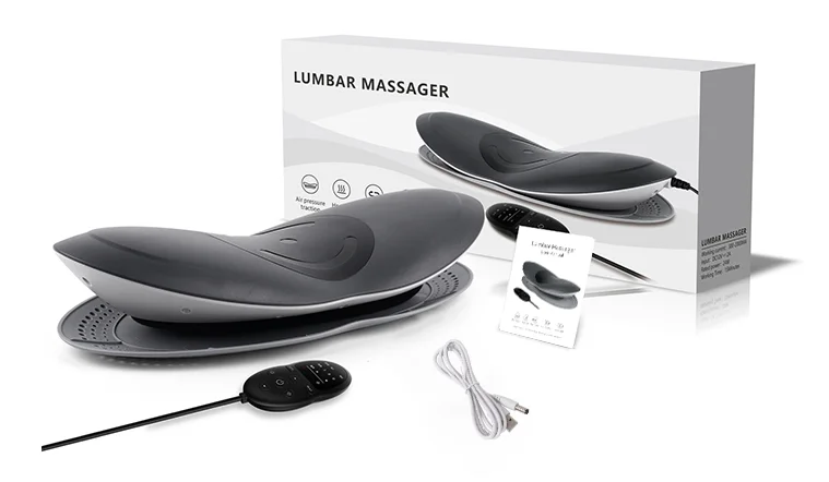 PureComfort Electric Lumbar Massage Support Device