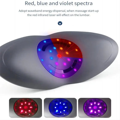 PureComfort Electric Lumbar Massage Support Device