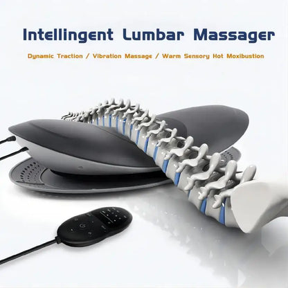 PureComfort Electric Lumbar Massage Support Device